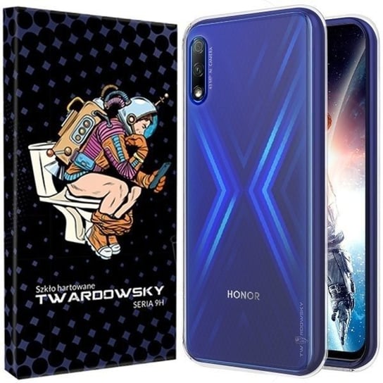 ETUI DO HUAWEI HONOR 9X TWARDOWSKY LESS + SZKŁO 9H TWARDOWSKY