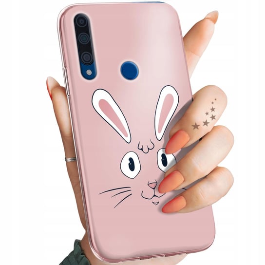 Etui Do Huawei Honor 9X Wzory Królik Zając Bunny Obudowa Pokrowiec Case Huawei