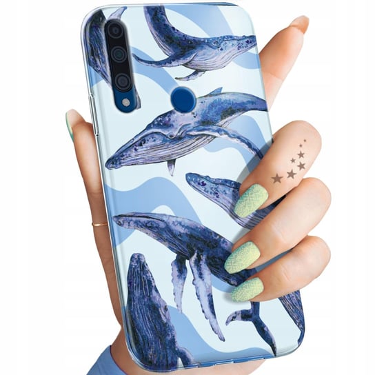 Etui Do Huawei Honor 9X Wzory Morze Fale Woda Aqua Obudowa Pokrowiec Case Huawei