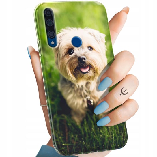 Etui Do Huawei Honor 9X Wzory Pieski Psiaki Dogs Obudowa Pokrowiec Case Huawei