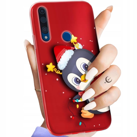 Etui Do Huawei Honor 9X Wzory Święta Christmas Mikołaj Obudowa Pokrowiec Huawei