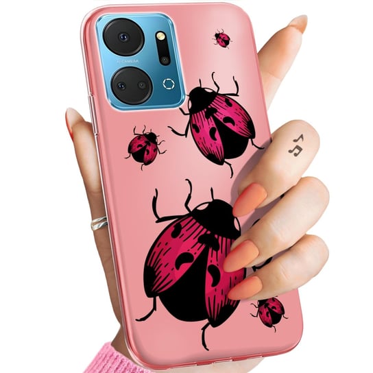 ETUI DO HUAWEI HONOR X7A WZORY BIEDRONKA Z BIEDRONKĄ LADYBUG OBUDOWA CASE Huawei