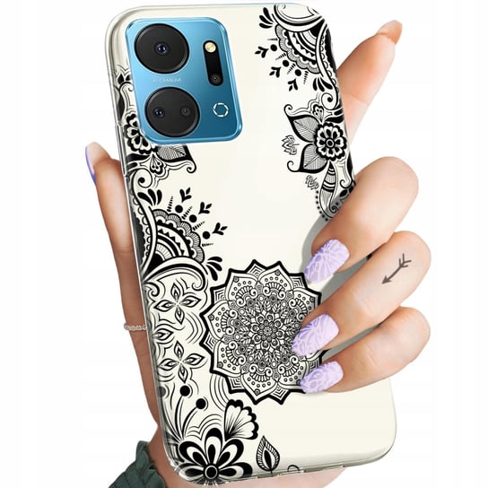 Etui Do Huawei Honor X7A Wzory Mandala Buddyzm Sztuka Wzory Obudowa Case Huawei