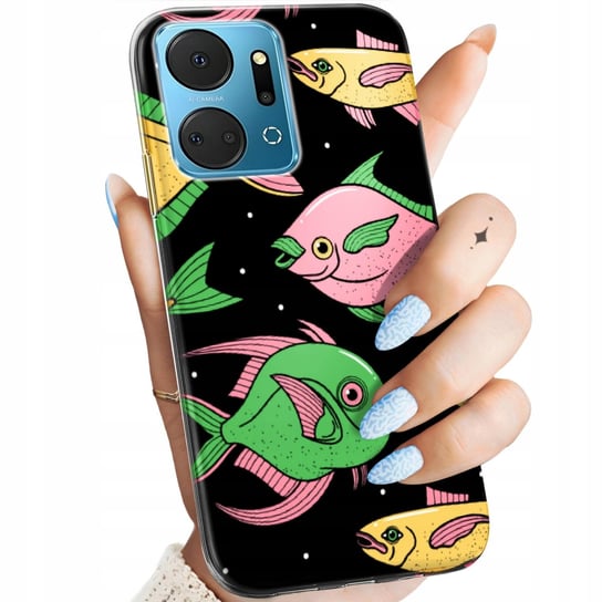 ETUI DO HUAWEI HONOR X7A WZORY RYBY RYBKI FISH OBUDOWA POKROWIEC CASE Huawei