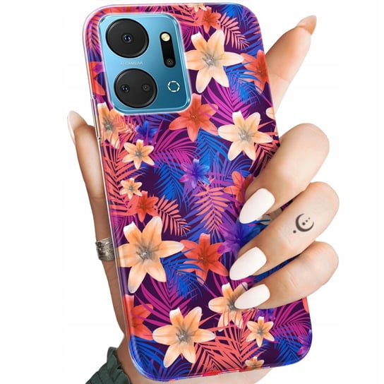 ETUI DO HUAWEI HONOR X7A WZORY TROPIC TROPIKALNE TROPIKI EGZOTYKA OBUDOWA Huawei