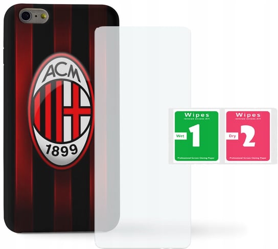 Etui do Huawei Mate 10 Lite -AC MILAN- PIŁKA+SZKŁO Inna marka