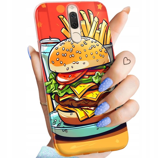 Etui Do Huawei Mate 10 Lite Wzory Hamburger Burgery Fast-Food Jedzenie Case Huawei