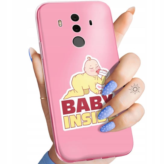 ETUI DO HUAWEI MATE 10 PRO WZORY CIĄŻOWE PREGNANT BABY SHOWER OBUDOWA CASE Huawei