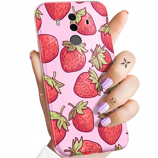 Etui Do Huawei Mate 10 Pro Wzory Truskawki Poziomki Owoce Obudowa Case Huawei