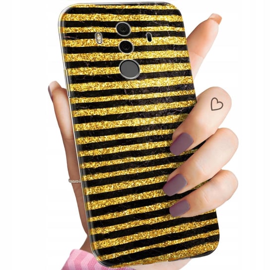 ETUI DO HUAWEI MATE 10 PRO WZORY ZŁOTO GOLD RICH OBUDOWA POKROWIEC CASE Huawei