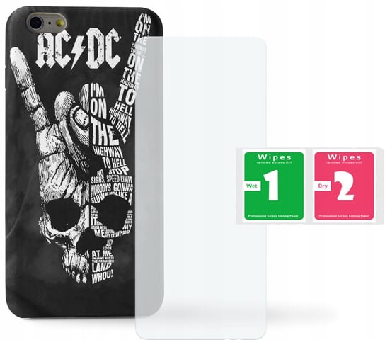 Etui Do Huawei Mate 20 Lite - Ac/Dc- Wzory+Szkło N010 Inna marka