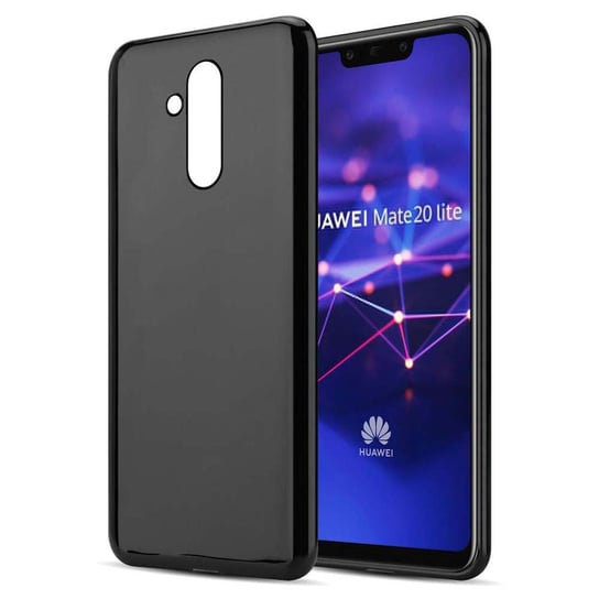 Etui Do Huawei MATE 20 LITE Pokrowiec w CZARNY Obudowa Ochronny TPU Silikon Case Cover Cadorabo Cadorabo