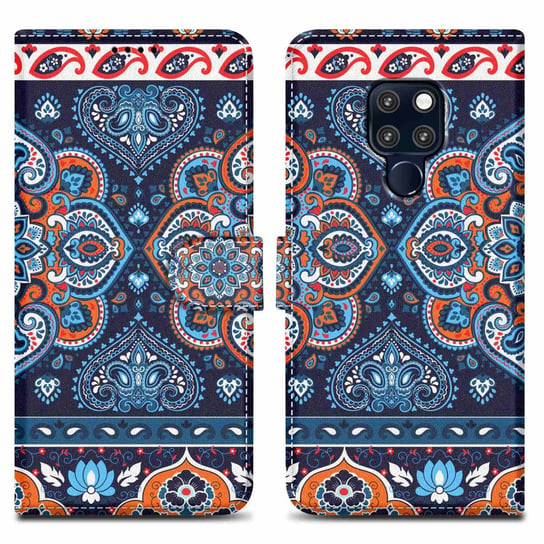 Etui Do Huawei MATE 20 Pokrowiec w Niebieska Mandala No. 1 Etui Case Cover Obudowa Ochronny Cadorabo Cadorabo