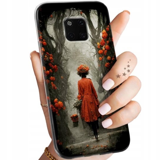 Etui Do Huawei Mate 20 Pro Wzory Jesień Liście Autumn Obudowa Pokrowiec Huawei