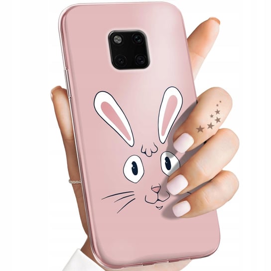 Etui Do Huawei Mate 20 Pro Wzory Królik Zając Bunny Obudowa Pokrowiec Case Huawei