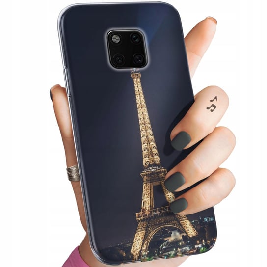 Etui Do Huawei Mate 20 Pro Wzory Paryż Francja Eiffel Obudowa Pokrowiec Huawei