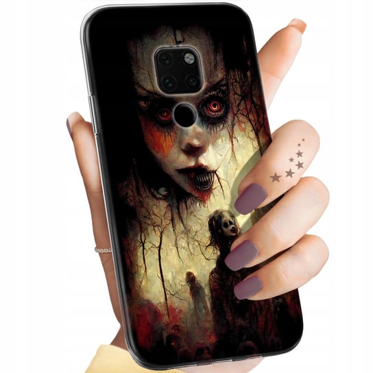 Etui Do Huawei Mate 20 Wzory Halloween Zombie Dynie Czaszki Czarownice Case Huawei