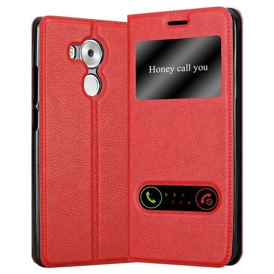 Etui Do Huawei MATE 8 w CZERWONY SZAFRAN Pokrowiec Obudowa Case Cover Portfel Ochronny Cadorabo Cadorabo