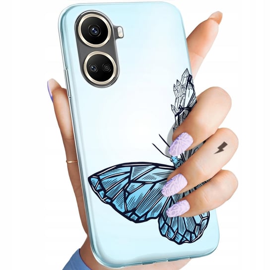 Etui Do Huawei Nova 10 Se Wzory Motyle Butterfly Barwne Obudowa Pokrowiec Huawei