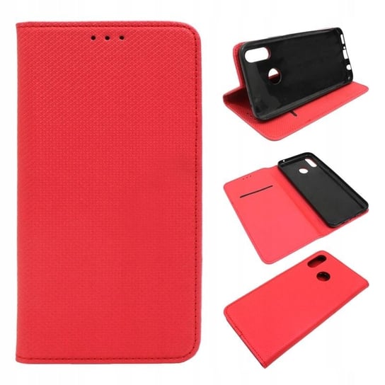 Etui do Huawei NOVA 3 Smart Magnet czerwony Obudowa Pokrowiec Case GSM-HURT