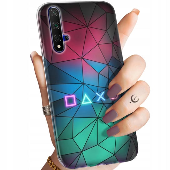 Etui Do Huawei Nova 5T / Honor 20 Wzory Dla Gracza Gracz Gamer Game Over Huawei