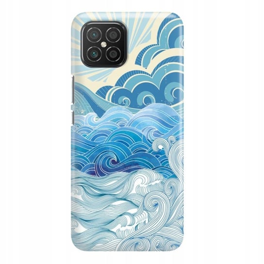 Etui Do HUAWEI NOVA 8 SE Sea Life Water Ocean Niebieskie Morskie Top Wzory Funnycase