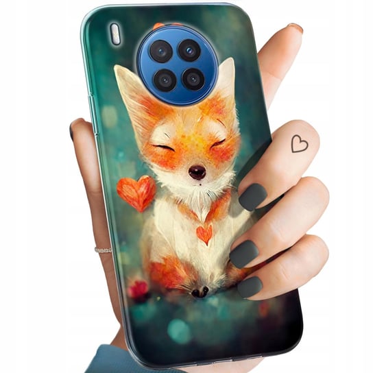 Etui Do Huawei Nova 8I Wzory Liski Lisy Fox Obudowa Pokrowiec Case Huawei