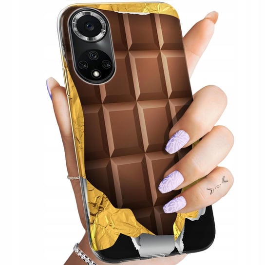 ETUI DO HUAWEI NOVA 9 / HONOR 50 WZORY CZEKOLADA CHOCO SŁODYCZE OBUDOWA Huawei