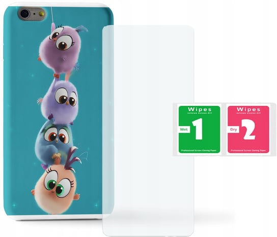 Etui do Huawei P Smart 18 - ANGRY BIRDS+SZKŁO Inna marka