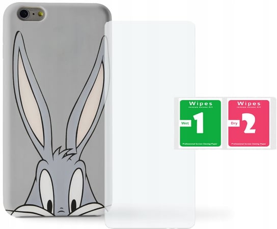 Etui do Huawei P Smart 18 - LOONEY TUNES+SZKŁO Inna marka