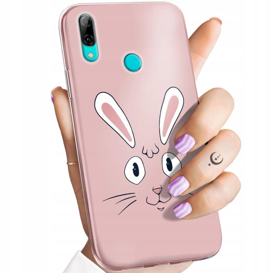 Etui Do Huawei P Smart 2019 Wzory Królik Zając Bunny Obudowa Pokrowiec Case Huawei