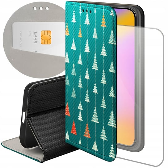 Etui Do Huawei P Smart 2021 Wzory Choinka Święta Boże Narodzenie +Szkło Hello Case