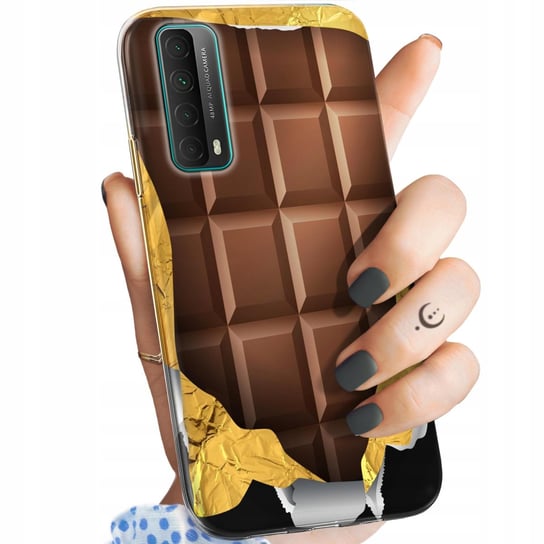 ETUI DO HUAWEI P SMART 2021 WZORY CZEKOLADA CHOCO SŁODYCZE OBUDOWA CASE Huawei