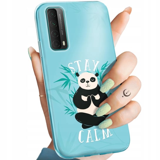 Etui Do Huawei P Smart 2021 Wzory Panda Bambus Pandy Obudowa Pokrowiec Case Huawei