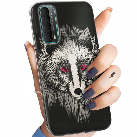 Etui Do Huawei P Smart 2021 Wzory Wilk Wilkołak Wolf Wilczyca Obudowa Case Huawei