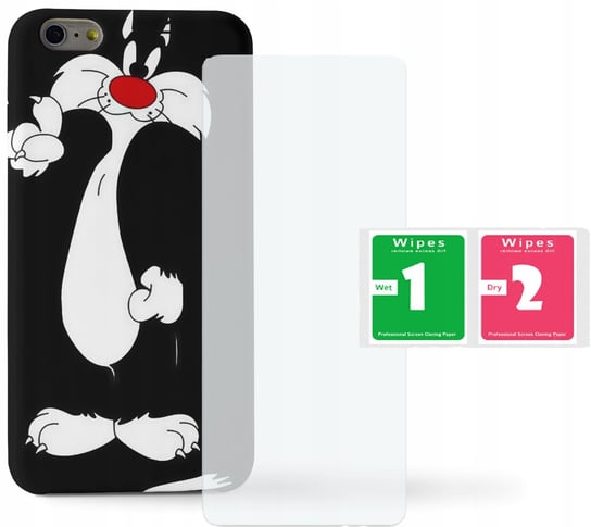 Etui do Huawei P Smart 21 - LOONEY TUNES+SZKŁO Inna marka