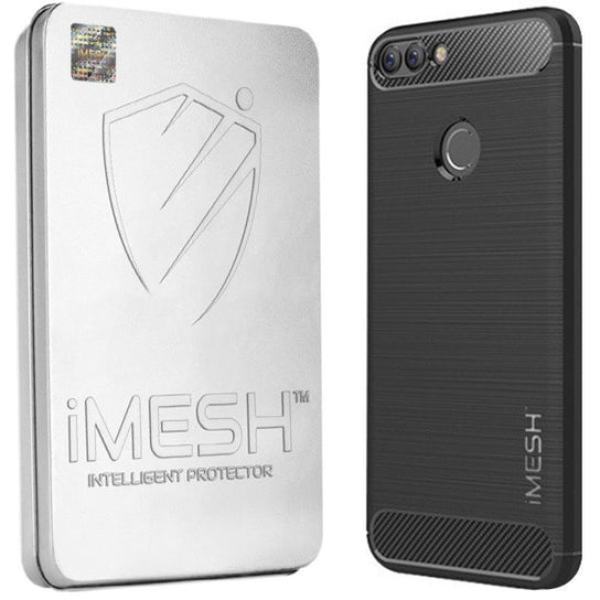 Etui Do Huawei P Smart Case Imesh Carbon +Szkło 5D iMesh