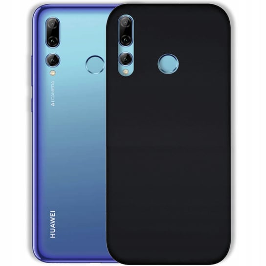 Etui Do Huawei P Smart Plus 2019 Gumowe Obudowa Czarne Matowe Silikon Slim Huawei