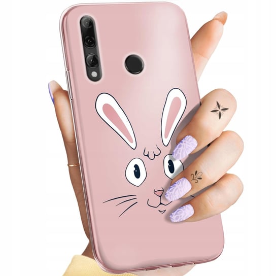 Etui Do Huawei P Smart Plus 2019 Wzory Królik Zając Bunny Obudowa Pokrowiec Huawei