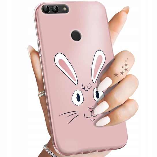 Etui Do Huawei P Smart Wzory Królik Zając Bunny Obudowa Pokrowiec Case Huawei