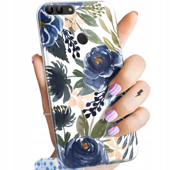 Etui Do Huawei P Smart Wzory Kwiaty Kwieciste Flower Obudowa Pokrowiec Case Huawei