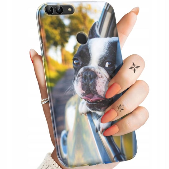 Etui Do Huawei P Smart Wzory Mops Buldog Francuski Angielski Obudowa Case Huawei