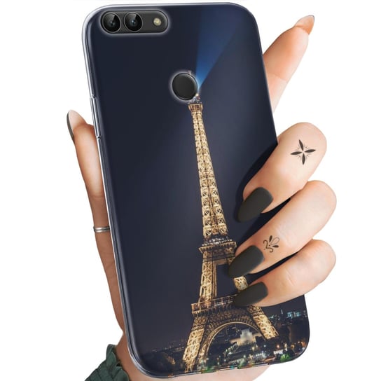Etui Do Huawei P Smart Wzory Paryż Francja Eiffel Obudowa Pokrowiec Case Huawei