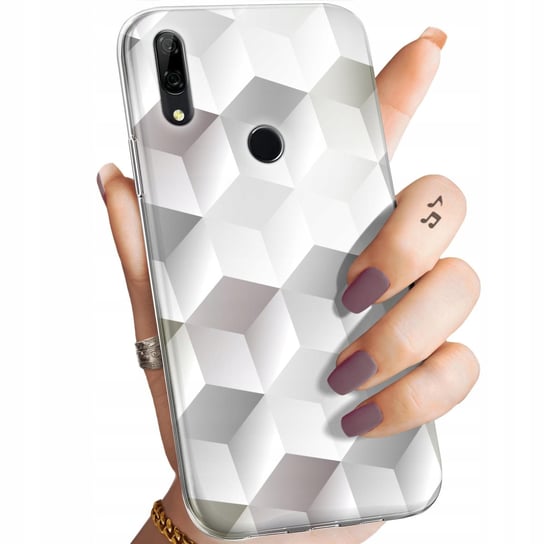 Etui Do Huawei P Smart Z Wzory 3D Geometryczne Iluzja Obudowa Pokrowiec Huawei