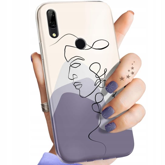 Etui Do Huawei P Smart Z Wzory Continuous Line Art Kreska Linie Obudowa