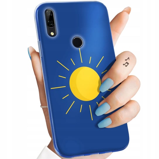 ETUI DO HUAWEI P SMART Z WZORY SŁOŃCE PLANETY SUN OBUDOWA POKROWIEC CASE Huawei