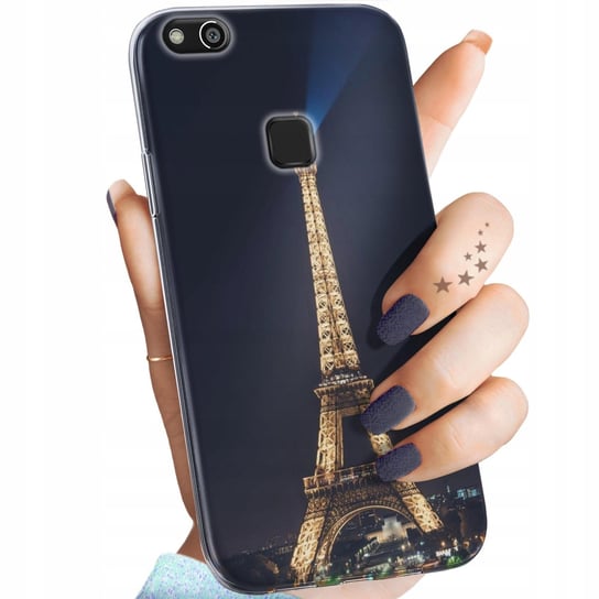 Etui Do Huawei P10 Lite Wzory Paryż Francja Eiffel Obudowa Pokrowiec Case Huawei