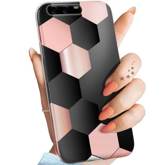 Etui Do Huawei P10 Wzory Geometryczne Symetria Obudowa Pokrowiec Case Huawei