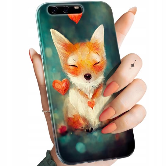 Etui Do Huawei P10 Wzory Liski Lisy Fox Obudowa Pokrowiec Case Huawei