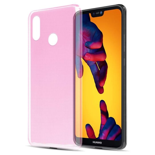 Etui Do Huawei P20 LITE 2018 / NOVA 3E Pokrowiec w PRZEZROCZYSTY RÓŻOWY Obudowa Ochronny TPU Silikon Case Cover Cadorabo Cadorabo